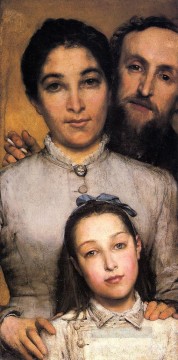 エメ・ジュール・ダルーの妻と娘の肖像 ロマンチックなサー・ローレンス・アルマ・タデマ Oil Paintings